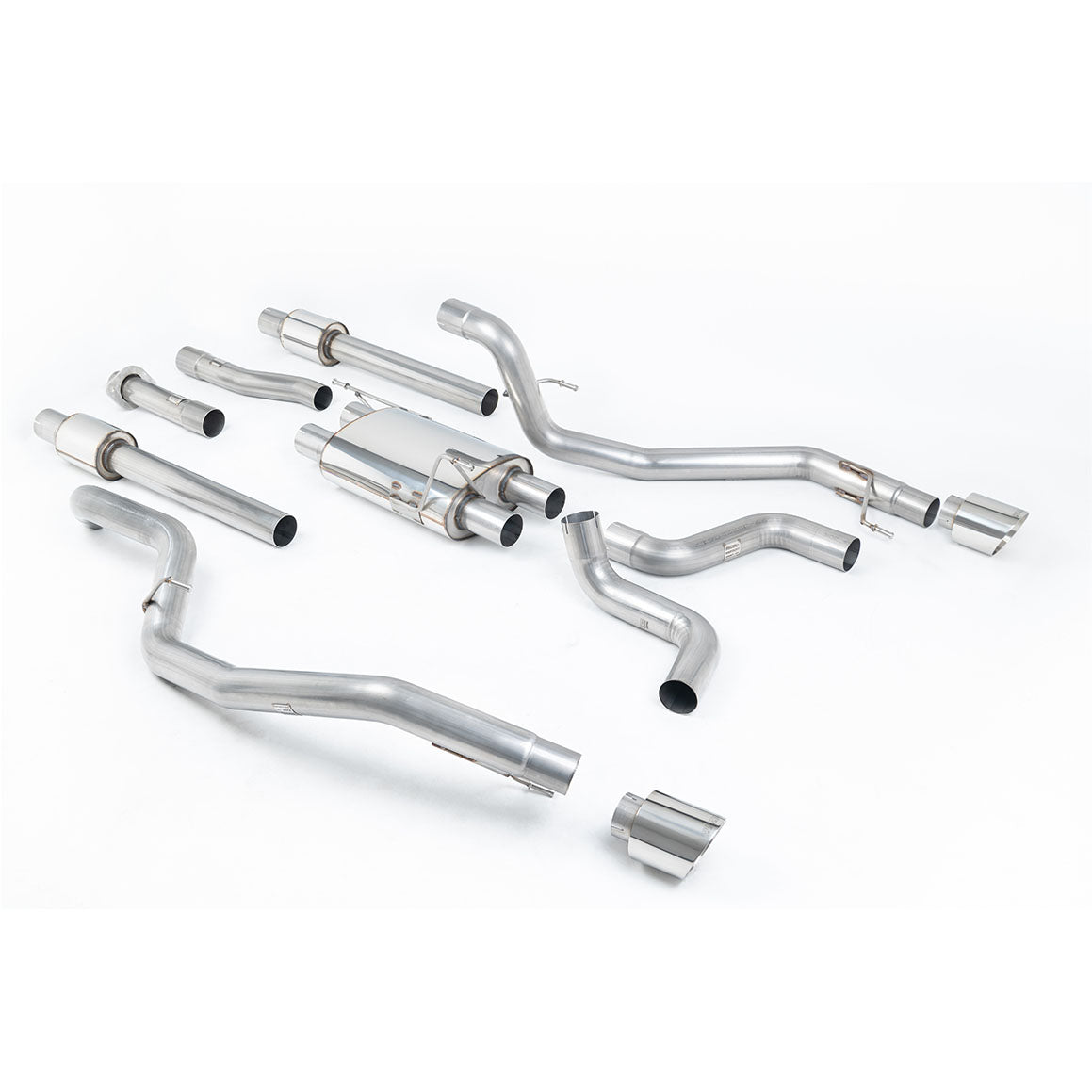 18-20 Ford Raptor SuperCab 3.5L EB Milltek Sport Resonated Cat-Back