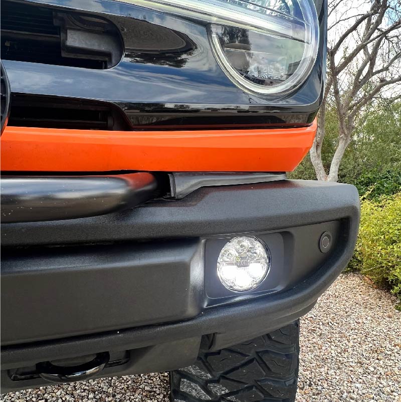 21-25 Ford Bronco Nacho Offroad Technology V3BC1 Quatro Fog Brackets for Gen 6 Plastic Bumper Models