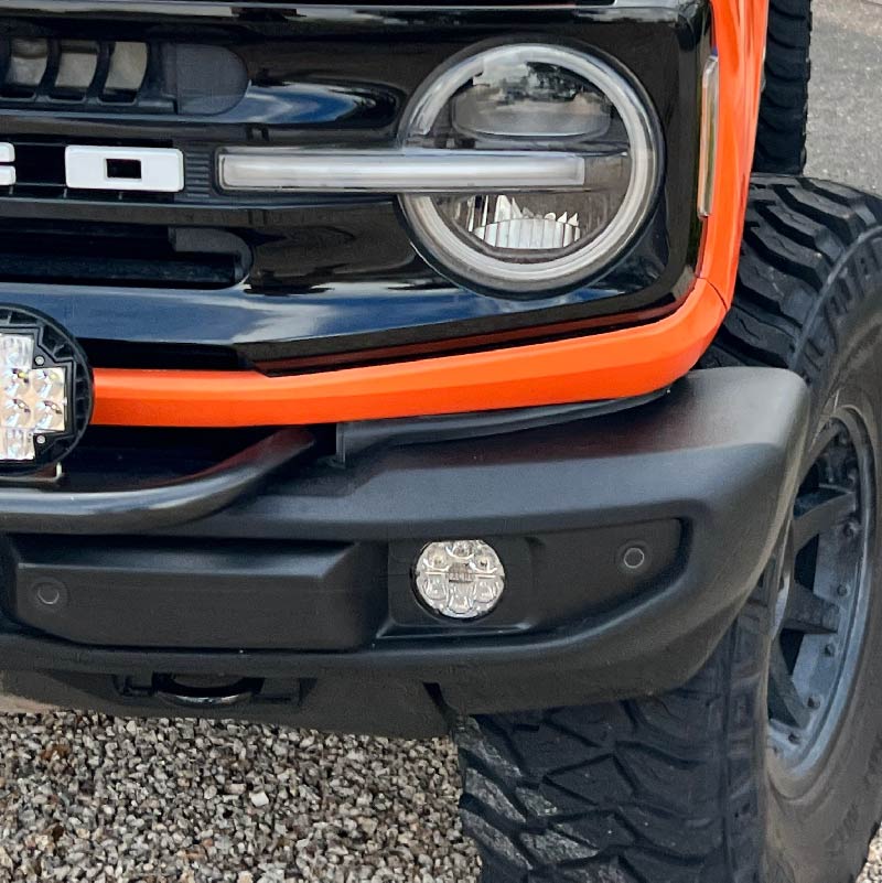 21-25 Ford Bronco Nacho Offroad Technology V3BC1 Quatro Fog Brackets for Gen 6 Plastic Bumper Models
