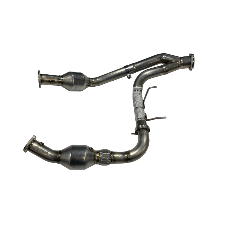 21-23 Ford F-150 3.5L PowerBoost SPD Performance 35FPB21 Alpha Catted Downpipes