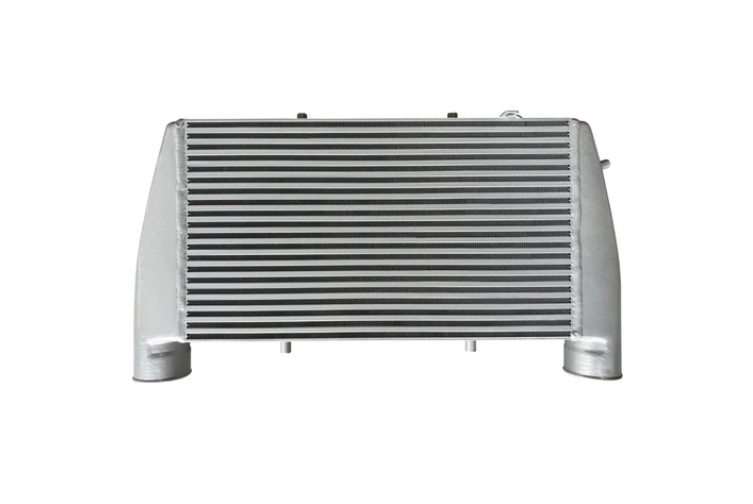 15-24 Ford F-150 2.7L & 3.5L / 17-24 Ford Raptor 3.5L EcoBoost / 21-24 F-150 3.5L Powerboost CV Fabrication 1523FMIC-SV/BK Titan High Mount Intercooler