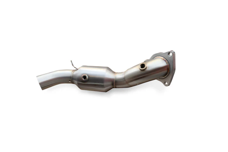 19-21 Ford Ranger 2.3L EcoBoost CV Fabrication RFCDP-1 3in Stainless Steel Catted Downpipe