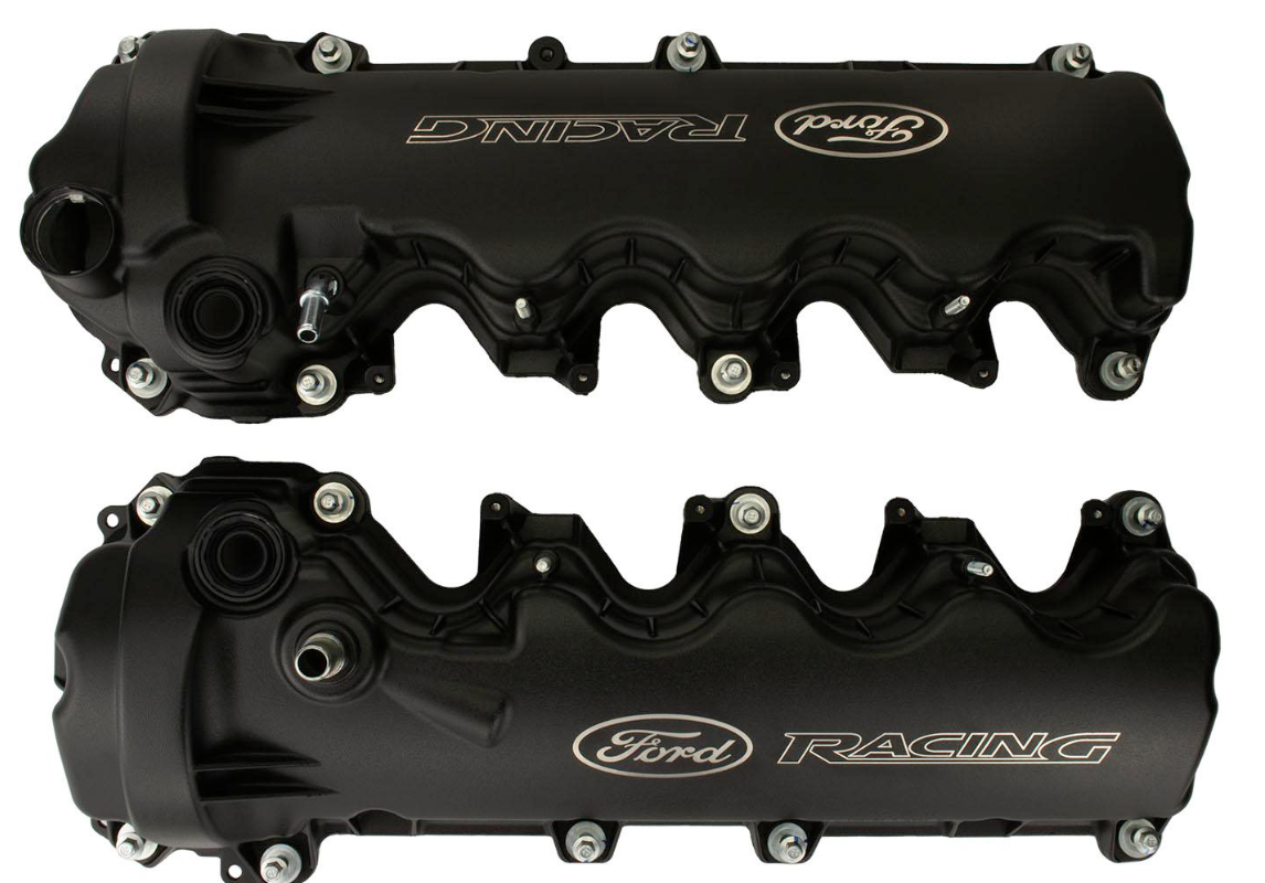 05-10 F-150 Ford Racing M-6582-FR3VBLK Black Coated 3-Valve Cam Covers