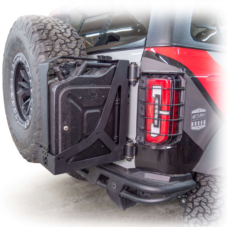 21-26 Ford Bronco Turn Offroad EA8-M1 Tailgate Jerry Can Mount