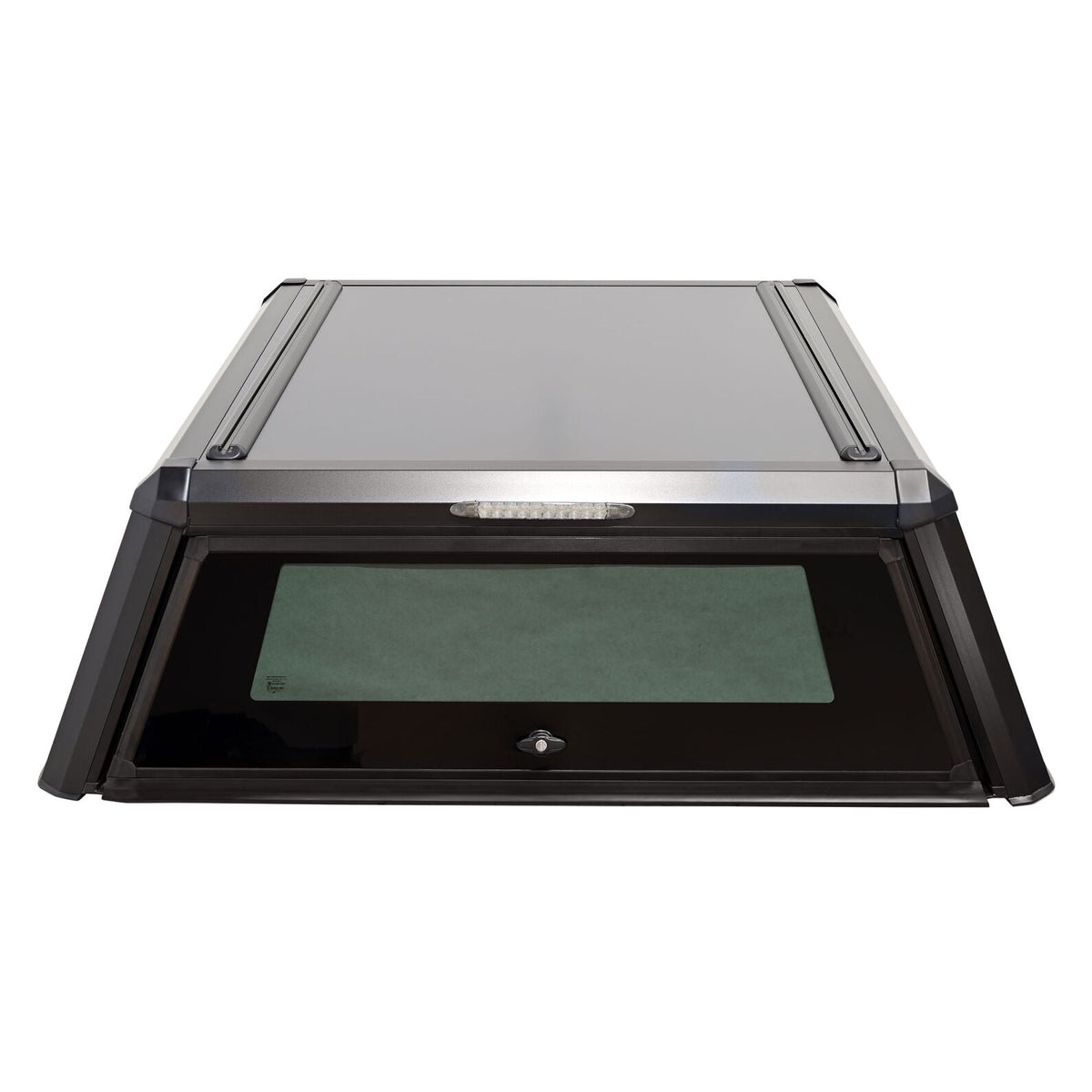 19-23 Ford Ranger Westin 16-14025 EXP Truck Cap with Solid Front Glass Matte Black (CC 5ft. Bed)