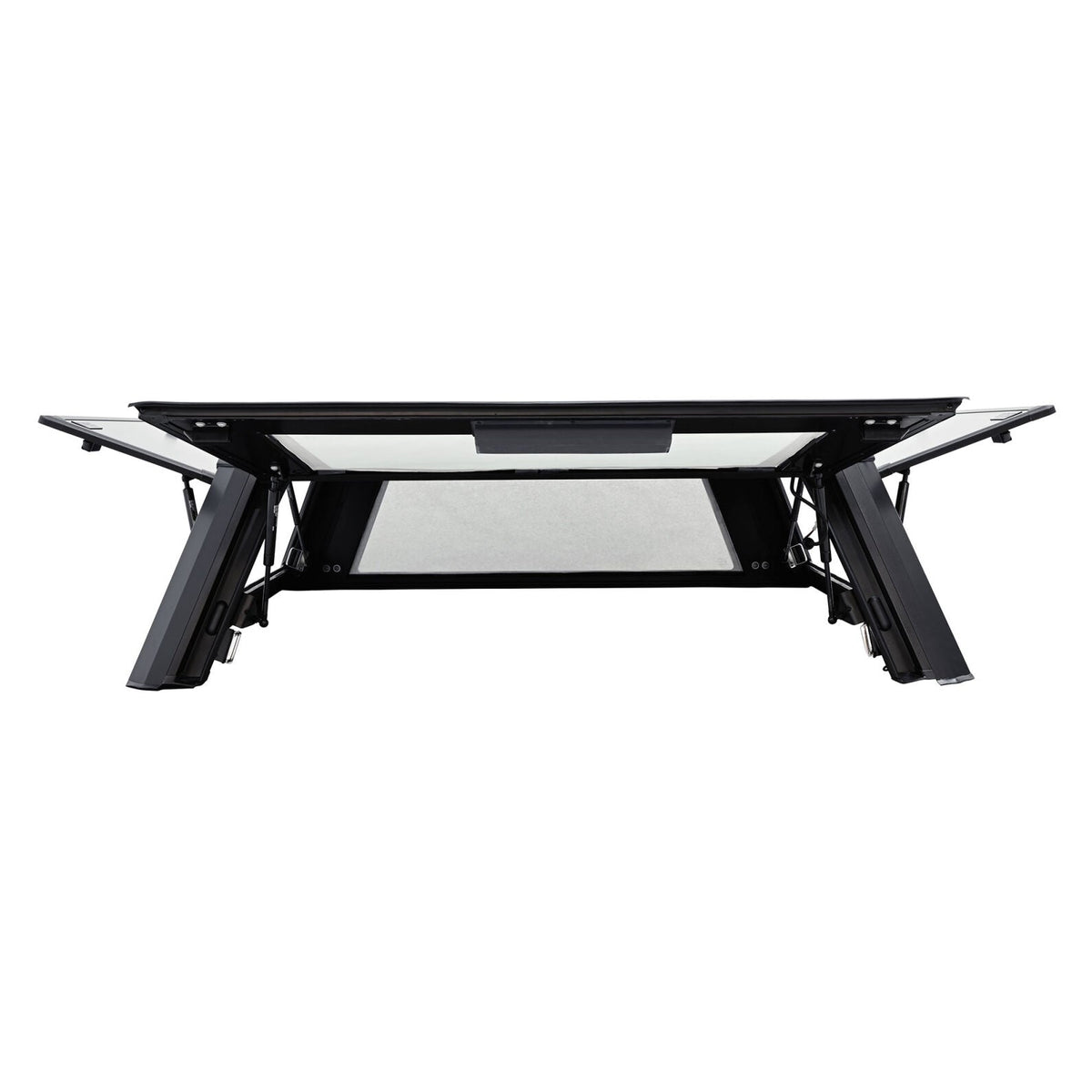 19-23 Ford Ranger Westin 16-14025 EXP Truck Cap with Solid Front Glass Matte Black (CC 5ft. Bed)