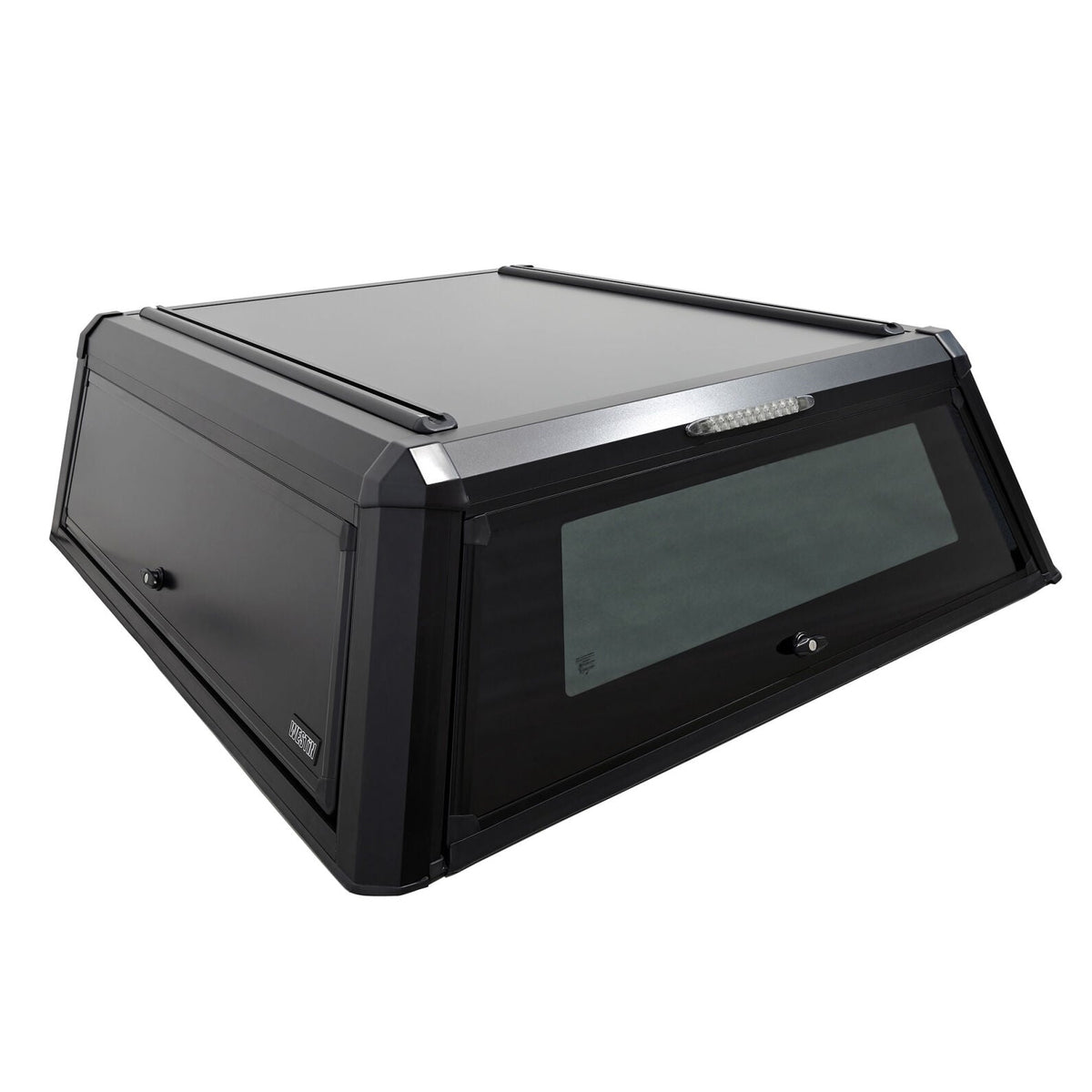 19-23 Ford Ranger Westin 16-14025 EXP Truck Cap with Solid Front Glass Matte Black (CC 5ft. Bed)