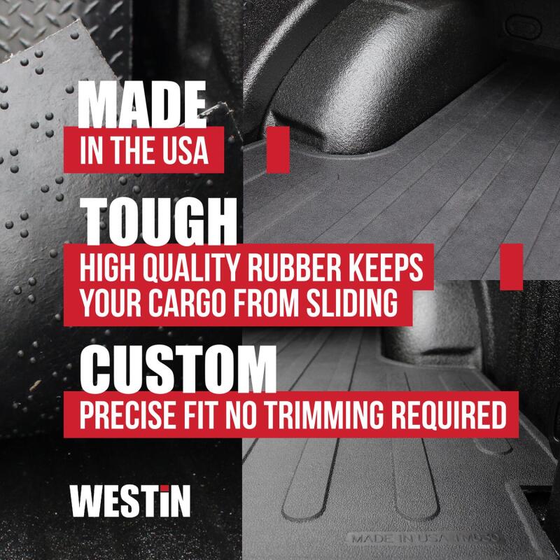 19-23 Ford Ranger SuperCrew Westin 50-6455 5ft Bed Truck Bed Mat - Black