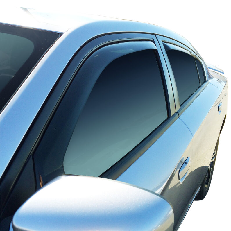 19-23 Ford Ranger Crew Cab Westin 72-88940 In-Channel Wind Deflector 4-Piece Matte Black