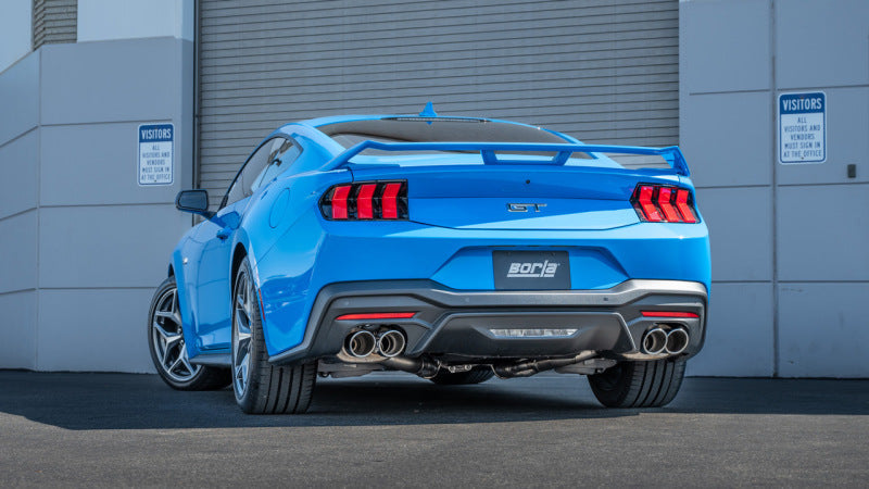 24+ Ford Mustang GT 5.0L V8 w/ Active Exhaust Borla 140963 ATAK Cat-Back Exhaust System