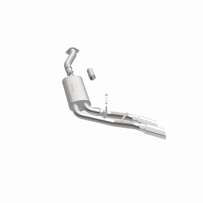 11-14 Ford F-150 V8 5.0L Magnaflow 15101 2.5in SS Cat Back Exhaust Dual Same Side Before P/S Rear Tire Exit