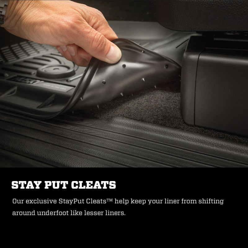 21-23 Ford Bronco 2 Door Husky Liners 95311 Weatherbeater Front & 2nd Seat Floor Liners - Black