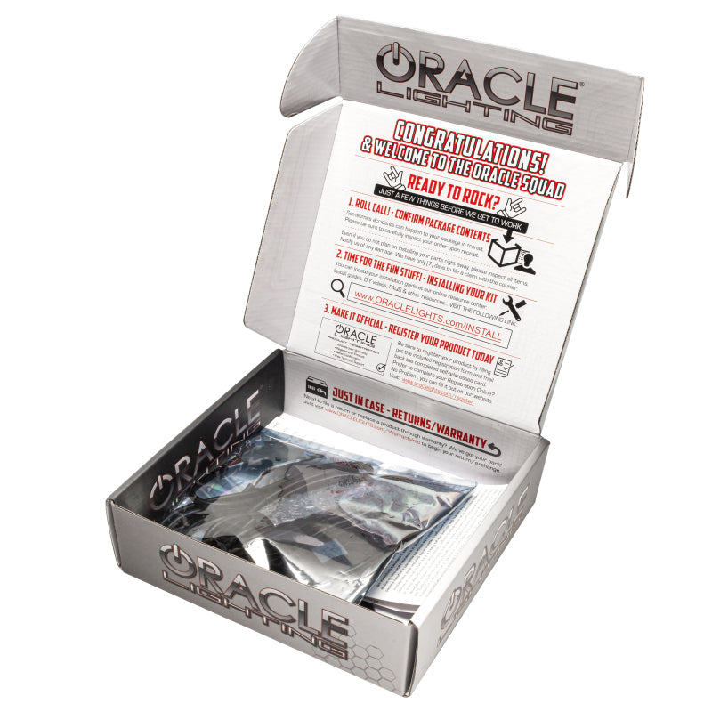 21-24 Ford Bronco Oracle 1470-330 LED Headlight Halo Kit - Base Headlights - ColorSHIFT® w/ RF Controller
