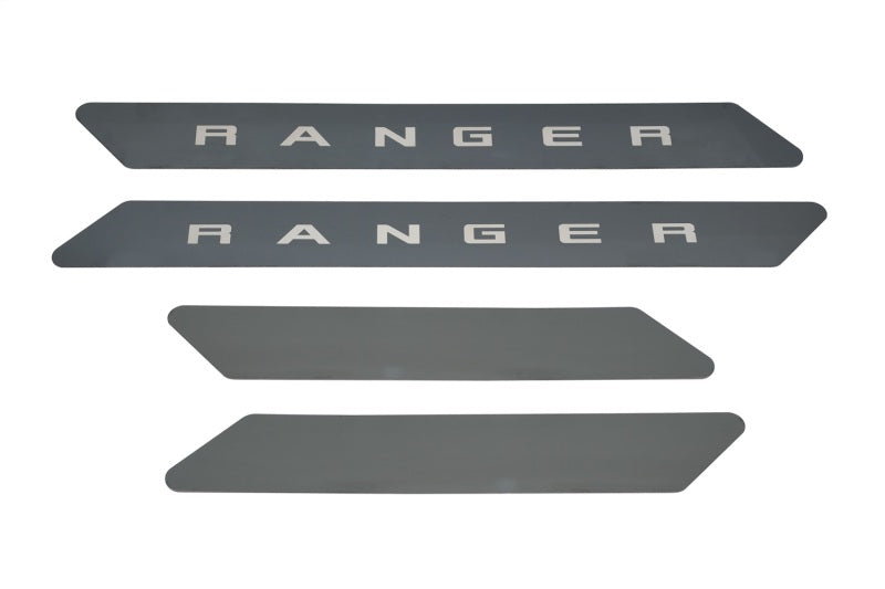 19-26 Ford Ranger SuperCrew Putco 95143BPFD Platinum Door Sill Plates Kit w/ RANGER Etching (4pcs) Black