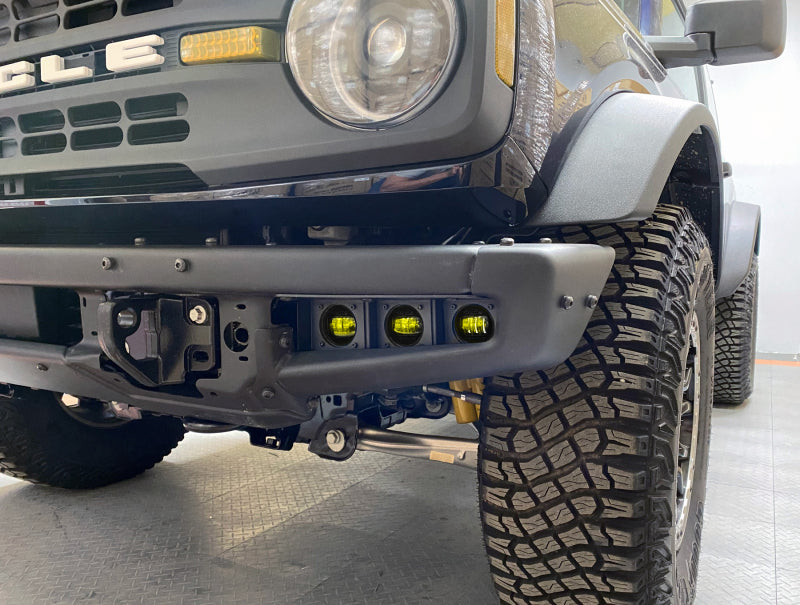 21-25 Bronco ORACLE Lighting 5890-006 Triple LED Fog Light Kit for Steel Bumper - Yellow