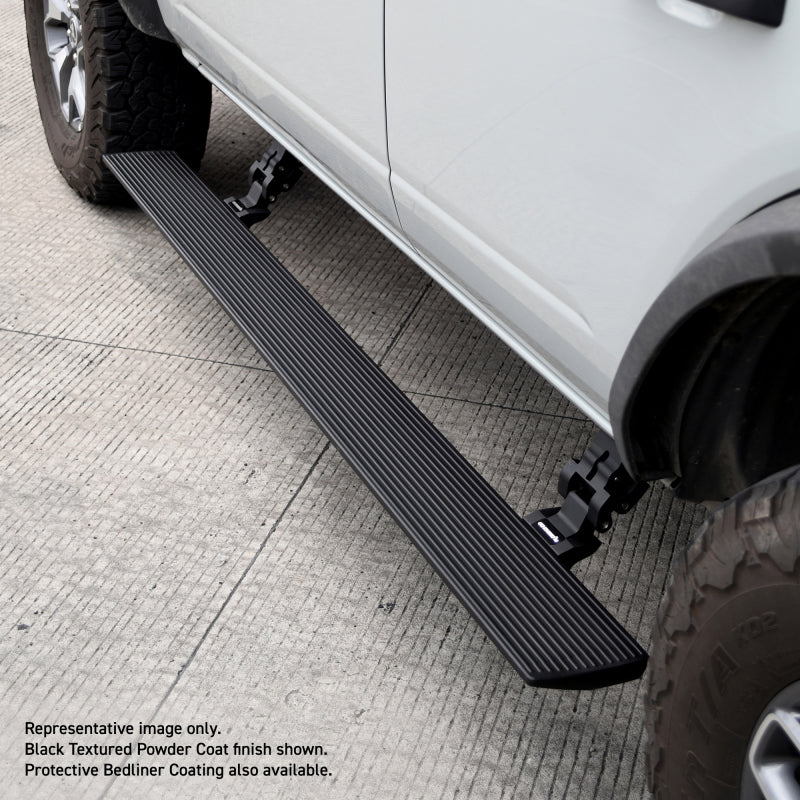 09-14 Ford F-150 Go Rhino 20412680T Super Cab 4dr E-BOARD E1 Electric Running Board Kit - Bedliner Coating