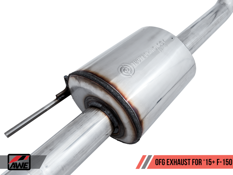 15-20 Ford F-150 V6/V8 AWE Tuning 3015-22066 0 FG Single Exit Performance Exhaust System