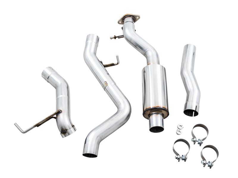 21-23 Ford Bronco L4 2.3L/V6 2.7L AWE 3015-21000 0FG Exhaust (No Tips) w/Bash Guard