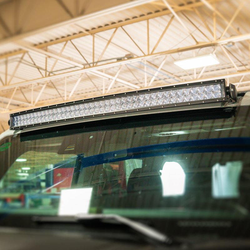 2021+ Ford Bronco Cali Raised CR4023 Roof Light Bar Mounting Kit - 5D Optic Osram 42 In DualRow Curved Combo