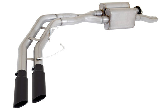 17-20 Ford Raptor 3.5L EcoBoost Gibson 69549-B 3in Cat-Back Super Truck Exhaust - Black Elite