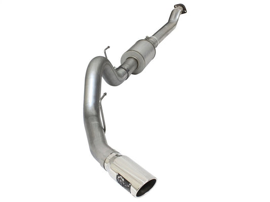 15-20 Ford F-150 V6 aFe 49-03069-P Atlas Exhausts 4in Cat-Back Single Side Aluminized Steel Exhaust-Polished
