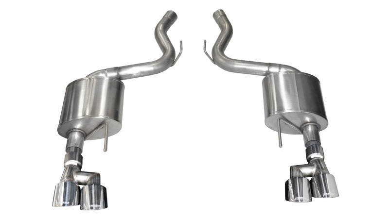 18-23 Ford Mustang V8 5.0L Corsa Performance 21039 3in Axle-Back Dual Rear Exit w/ 4in Polished Pro-Series Tips