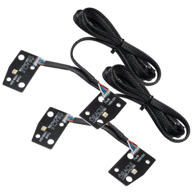 21-24 Ford Bronco Oracle 1468-330 RGB+W Headlight Halo Upgrade Kit ColorSHIFT® - w/ RF Controller