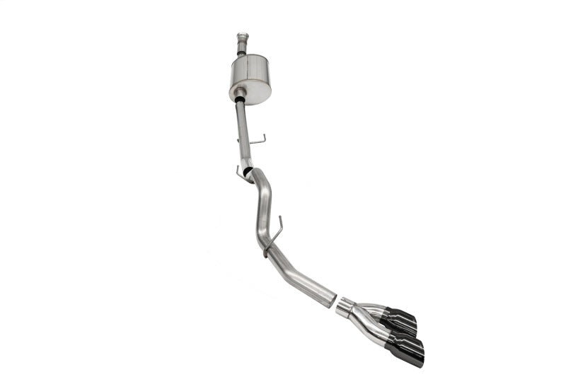 21-23 Ford F-150 V8 5.0L Corsa Performance 21157BLK 6.5in Bed Sport Cat-Back Single Side Exit Black PVD
