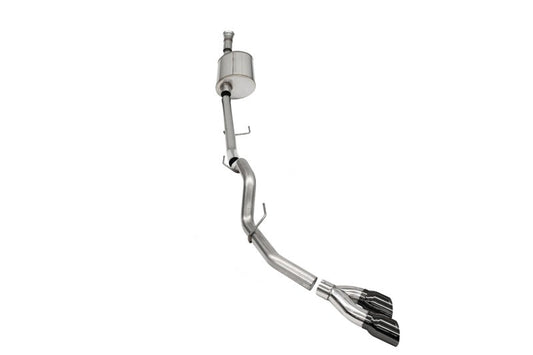 21-23 Ford F-150 V8 5.0L Corsa Performance 21157BLK 6.5in Bed Sport Cat-Back Single Side Exit Black PVD