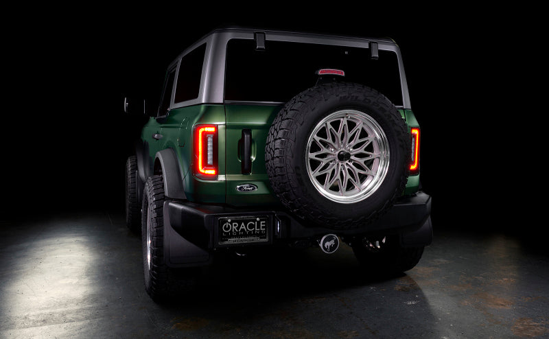 21-24 Bronco ORACLE Lighting 5892-504 Flush Style (Lensless) LED Tail Lights - Standard Red Lens