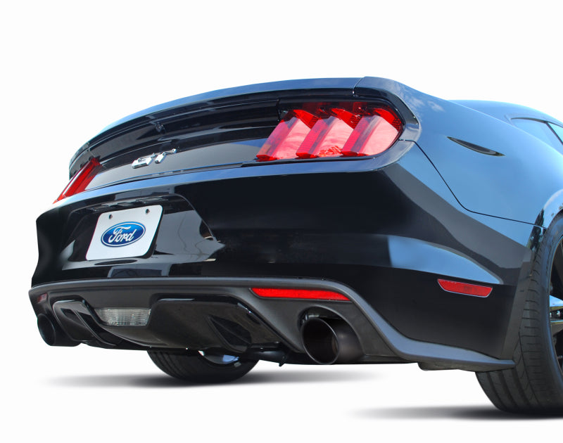 15-17 Ford Mustang V8 5.0L Gibson 619013-B 3in Cat-Back Dual Exhaust - Black Elite (Ceramic)