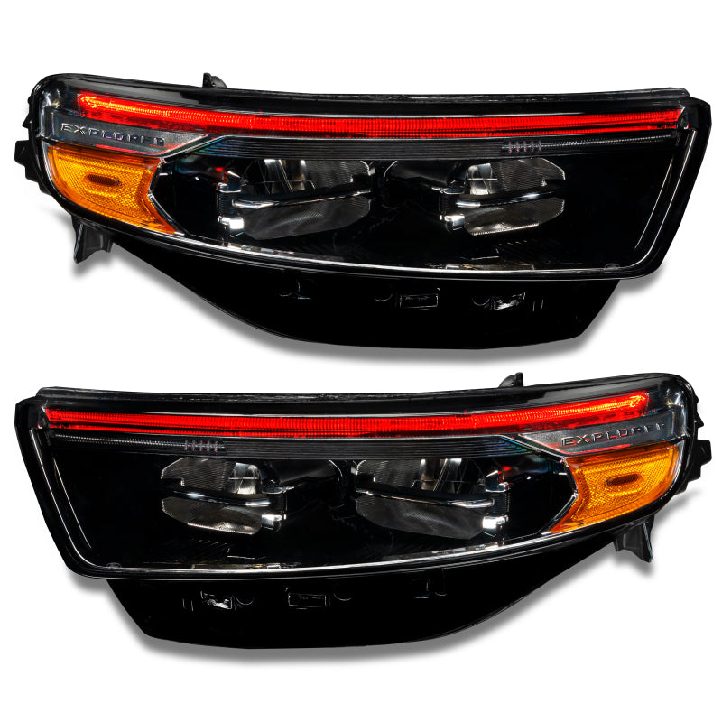 20-24 Ford Explorer Oracle 1472-335 RGB Headlight DRL Upgrade Kit ColorSHIFT® - w/ BC1 Controller