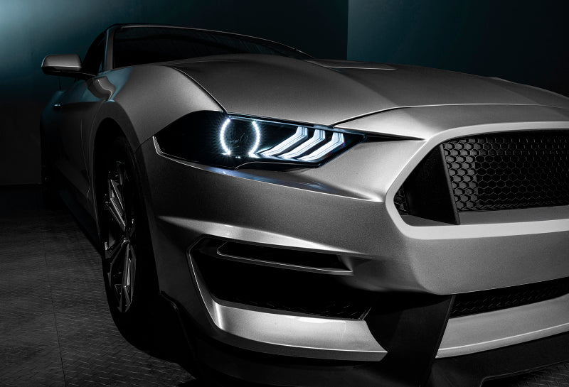 18-23 Ford Mustang Oracle Lighting 8204-332 Dynamic ColorSHIFT LED Headlights-Black Series
