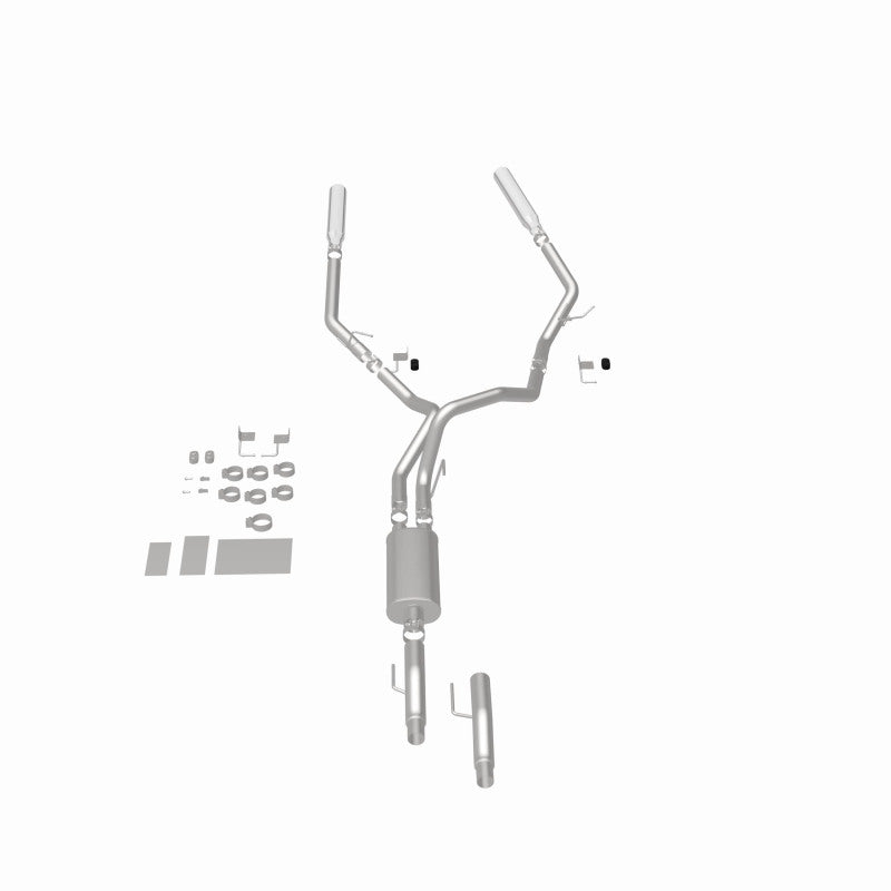 11-14 Ford F-150 V6 3.7L / V8 5.0L & 6.2L Magnaflow 15460 3in SS Dual Split Rear Exit Cat Back Exhaust
