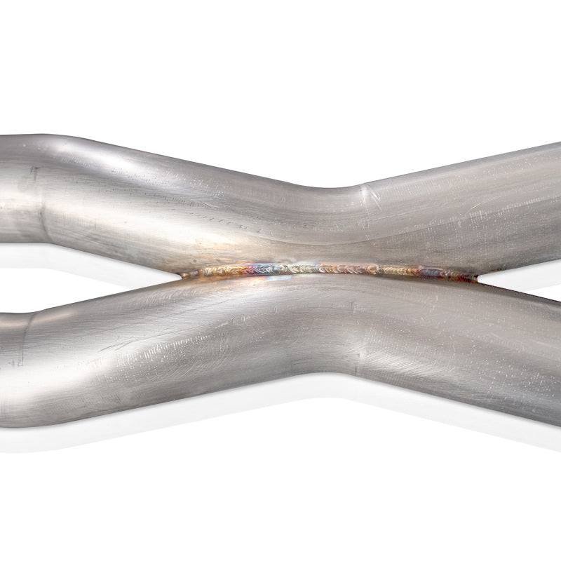 18-23 Ford Mustang GT Stainless Works M18RESDX Mid Resonator Delete X-Pipe