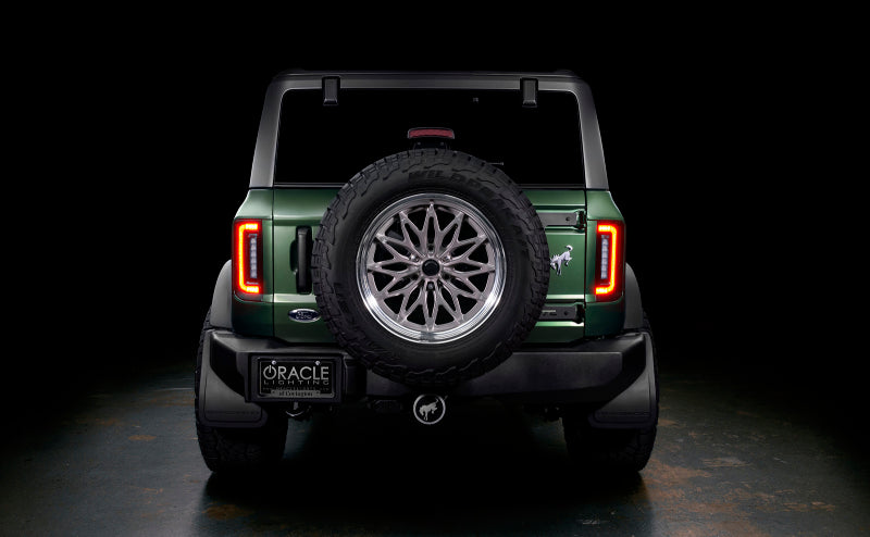 21-24 Bronco ORACLE Lighting 5892-504 Flush Style (Lensless) LED Tail Lights - Standard Red Lens