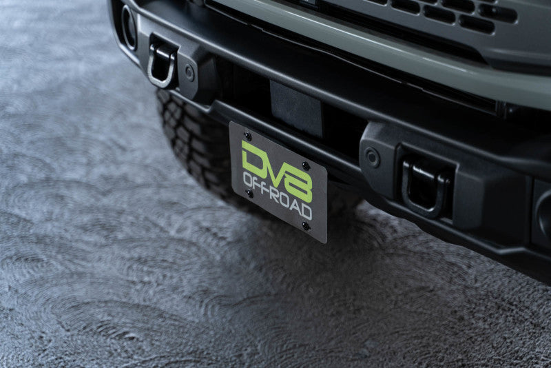 21-26 Ford Bronco DV8 Offroad LPBR-04 Capable Bumper Front License Plate Mount
