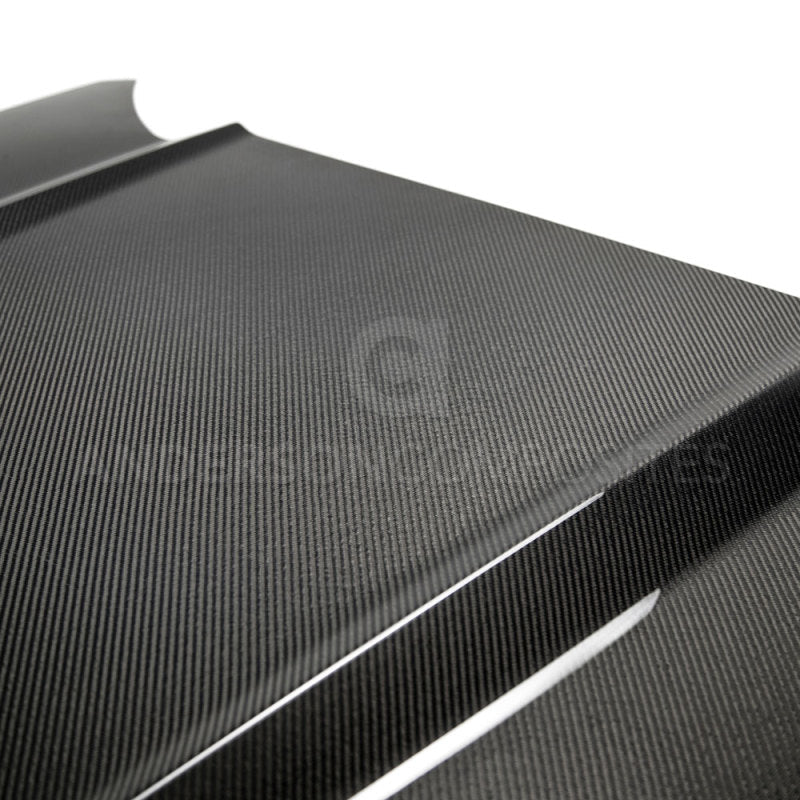 15-17 Ford Mustang GT Anderson Composites AC-HD15FDMUGT-OE-DS Double Sided Carbon Fiber Type-OE Style Hood