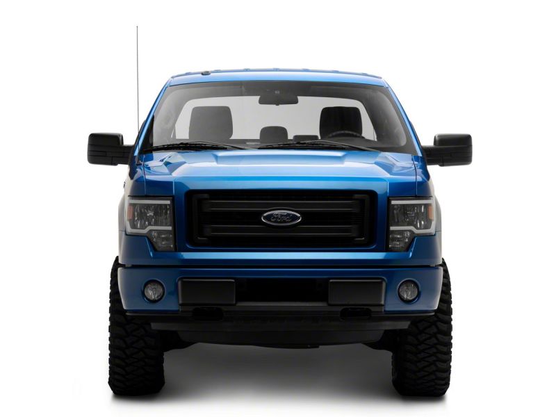 09-14 Ford F-150 Raxiom T566367 Axial Series Headlights w/ LED Bar- Blk Housing (Clear Lens)
