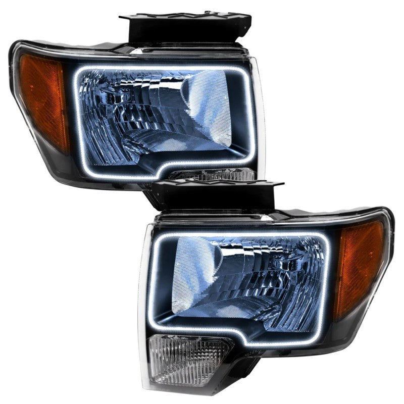 09-14 Ford F-150 ORACLE Lighting 7188-335 Pre-Assembled Halo Headlights - Black Housing w/ BC1 Controller