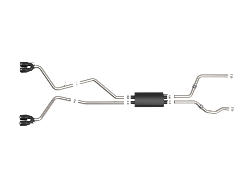 20-23 Ford Explorer V6 3.0L ST aFe 49-33139-B MACH Force Xp 2.5in 304 SS C/B Exhaust System