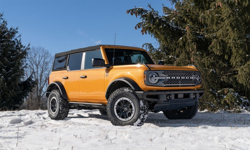 21-22 Ford Bronco 4 Door N-Fab TSF214B-TX Trail Sliders - Textured Black