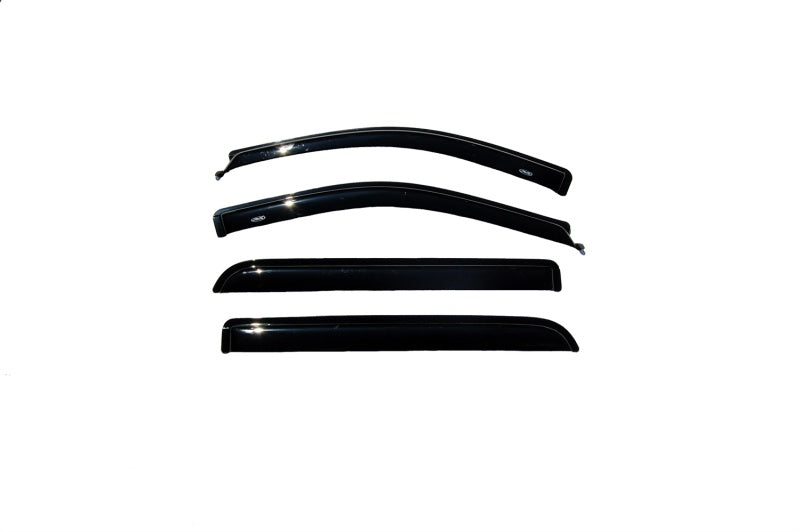 04-08 Ford F-150 SuperCrew/Crew Cab AVS 94443 Ventvisor Outside Mount Window Deflectors 4pc - Smoke