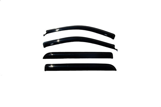 04-08 Ford F-150 SuperCrew/Crew Cab AVS 94443 Ventvisor Outside Mount Window Deflectors 4pc - Smoke