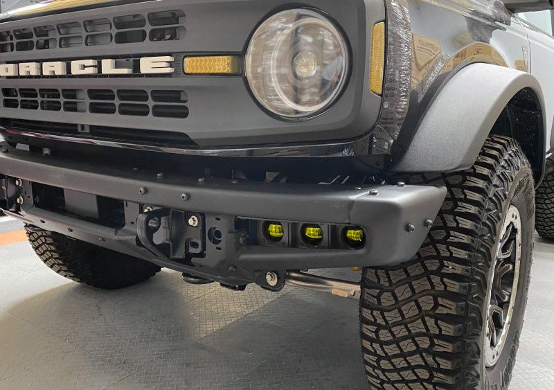 21-25 Bronco ORACLE Lighting 5890-006 Triple LED Fog Light Kit for Steel Bumper - Yellow