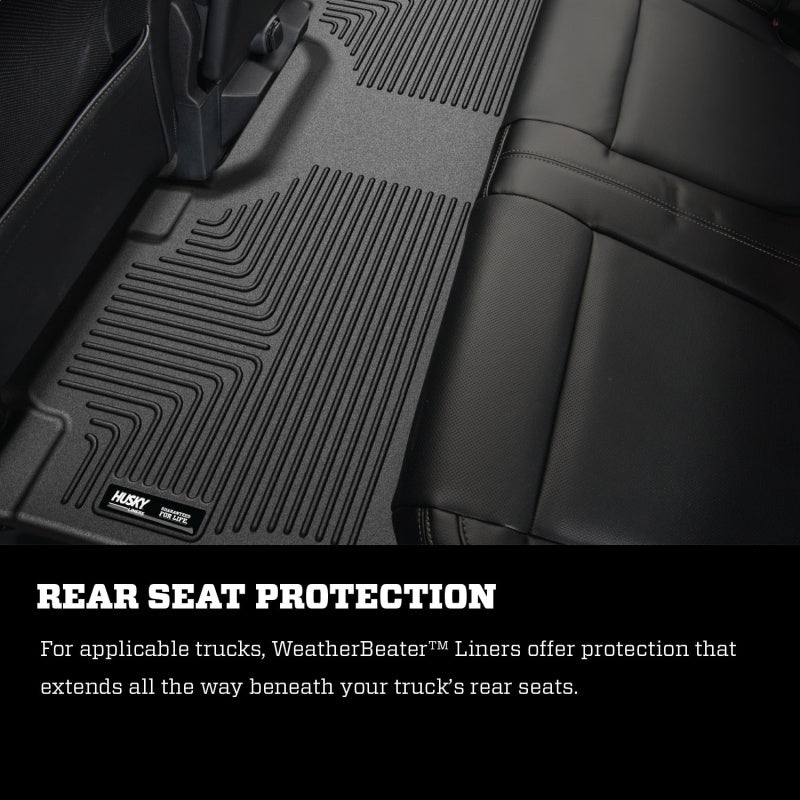 09-14 Ford F-150 Husky Liners 18331 WeatherBeater Black Front Floor Liners