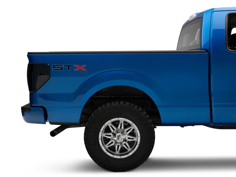 09-14 Ford F-150 Raxiom T565679 Styleside Axial Series LED Tail Lights w/ Halo- Blk Housing (Smoked Lens)