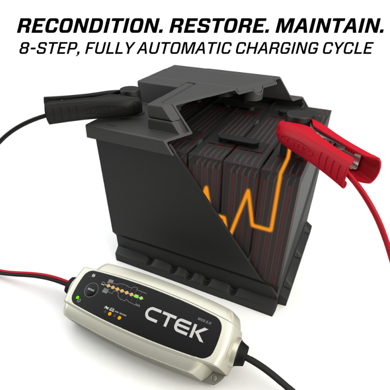 CTEK K40-206 Battery Charger - MXS 5.0 4.3 Amp 12 Volt