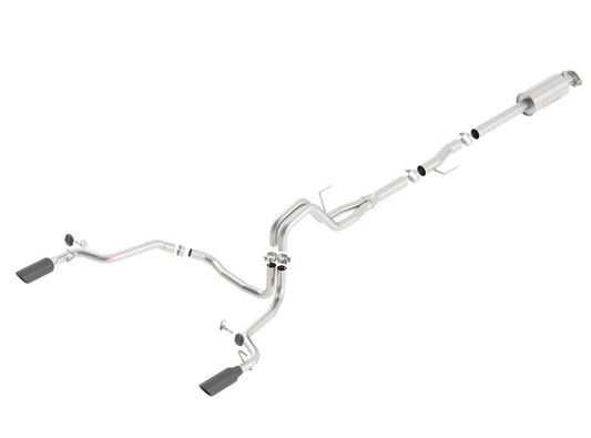 15-20 Ford F-150 2.7L & 3.5L Ecoboost / 5.0L V8 Borla 140616BC ATAK Black ChromeT304 Stainless Steel Cat-Back Exhaust System