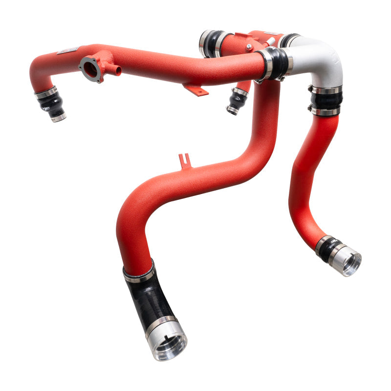 21-23 Ford Bronco 2.7L V6 (TT) EcoBoost Injen SES9301ICPWR SES Intercooler Pipes -Wrinkle Red